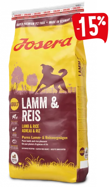 Josera Lamb and Rice 15 кг - корм з ягням для собак1